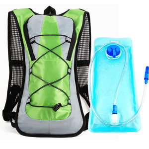 Mochila de Hidratación con Bolsa de Agua de 2L, para Deportes al Aire Libre, Ciclismo, Senderismo, Camping, Diseño de Malla Transpirable - Product Image 3