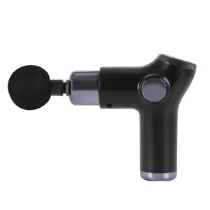 Mini pistola de masaje muscular portátil con vibración de tejido profundo, pistola de masaje muscular fascial de bolsillo, novedad de 2023