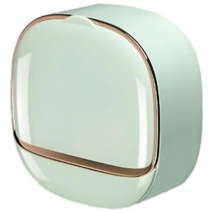 Modern Beautiful Best-selling Wall-mounted <b>Soap</b> <b>Holder</b> Luxury Foldable <b>Soap</b> Storage Box with Drain Design and Adhesive Buckle - Product Image 1