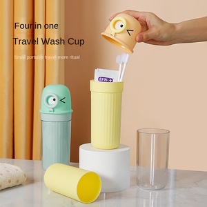Vaso Infantil EVEFU Big Eye Moe Cuatro en Uno, de Material PP, con Asa y Vaso de Viaje, Hecho en China - Product Image 3