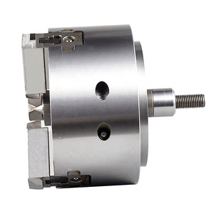 Máquina de torno <span class=keywords><strong>CNC</strong></span> tipo eje de mandril de potencia hidráulica sólida flotante de empuje directo Radial de 6 pulgadas de 3 mordazas del fabricante LEILIKA - Product Image 2