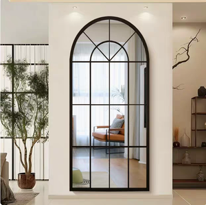 <span class=keywords><strong>Specchio</strong></span> Decorativo da Terra in Lega di Alluminio con Cornice in Stile Art Déco per Camera da Letto e Bagno - Product Image 4