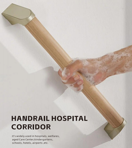 Pasamanos auxiliares Anticolisión de PVC de diseño moderno para baño, pasillo, sala de enfermería, resistente al agua, resistente al óxido, suave - Product Image 4