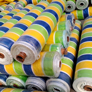 Rouleaux de tissu en bâche PE personnalisables, fabriqués en usine, imperméables et tissés de haute résistance - Product Image 2