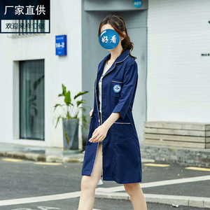 Nouveaux uniformes de style coréen pour femmes, pour médecins, infirmières, salons de beauté et personnel de nettoyage des mains ; pantalons ajustés pour le secteur du plastique. - Product Image 2