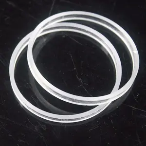 ผลิตภัณฑ์ควอตซ์รูปทรงแหวนแก้วควอตซ์ใสและทนต่อการกัดกร่อนปรับแต่งได้