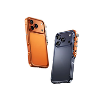 Nouvelle Coque de Téléphone Haut de Gamme Design Blindé en Métal Anti-Chute Dissipation Thermique Housse de Protection pour iPhone 17 18 Pro Max