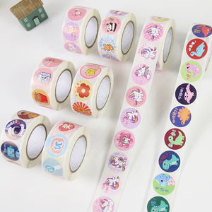 KY-C160 Op Maat Afdrukken Kinderen Meisjes Schattige Cartoon Herbruikbare Papieren Stickers Activiteitenboek Voor Kinderen Label - Product Image 1