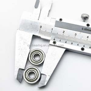 Roulement à billes haute vitesse 605zz 5x14x5mm Faible bruit 605z pour instruments de précision 5mm ZV3 Roulement lubrifié à la graisse - Product Image 1