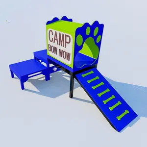 Outdoor Dog park training Facility PE board Pet playground equipment Gyms for dogs Pet agility training equipment