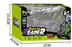 Dwi Dowellin Camioneta Monstruo a Control Remoto 1:14, 2.4GHz, 12km/h, Giro de 360°, Autoequilibrio Vertical, Coche Acrobático <span class=keywords><strong>Bigfoot</strong></span> para Niños, Regalos - Product Image 6