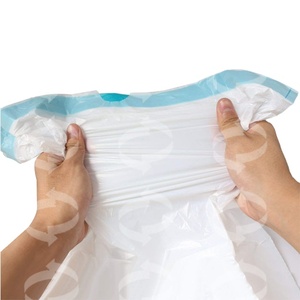 ถุงขยะแบบมีเชือกผูก ขนาด 4 แกลลอน ถุงใส่ขยะแบบใส ถุงใส่ขยะ - Product Image 3