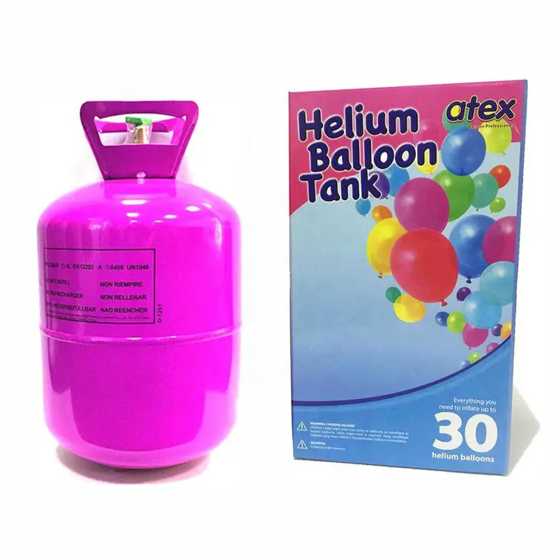 Heetste Producten Op De Markt Hoge Zuiverheid Helium Gas Wegwerp Stalen Tank Helium