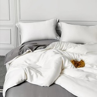 Ensemble de draps en coton égyptien 400TC, vente en gros de linge de lit en coton, ensemble de draps