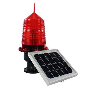 Luz de Advertencia Solar SP ST-SAL-001 para Torre/Obstáculo - LED de Alta Intensidad con Encendido/Apagado Automático al Anochecer/Amanecer - Product Image 1