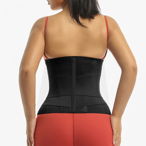 3049 Großhandel Taillen trainer mit persönlichem Logo Frauen Abnehmen Workout Kompression Doppel gürtel Bauch Kontrolle Body Shaper <span class=keywords><strong>Wrap</strong></span> - Product Image 6
