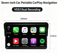 Vente en gros de GPS de navigation automobile portable universel de 7 pouces avec écran tactile et connexion sans fil BT