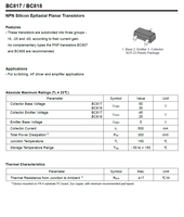 Transistor bipolaire NPN industriel BC817-16, boîtier SOT-23 à montage en surface, 500mA 45V 300mW, 100% original et traçable, code de lot