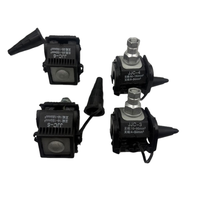 Conector Eléctrico JJC-1, Carcasa de Latón y Nylon, Conector de Perforación de Aislamiento a Tierra para Aplicaciones de Ingeniería Eléctrica, 1000V
