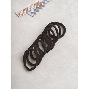10 pièces Attaches à cheveux Kunky noires Accessoires pour cheveux tressés - Product Image 1