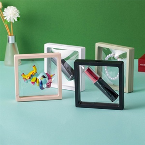 3D Floating <b>Display</b> <b>Case</b> Universal Coin Frame Holder Stand for Antique Coins Challenge Coin Jewelry Gems Minerals Rocks Specimen - Product Image 4