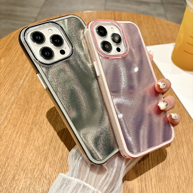 INS Style Luxury Bling Cell Phone Cover for iPhone 16 Pro Max Fashion Phone Case Glitter for iPhone 11 12 13 14 15 16