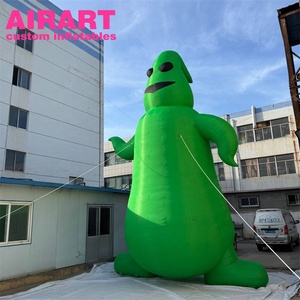 Monstruo Verde Inflable de Dibujos Animados, Fantasma Inflable Personalizado para Halloween, Accesorio para Festivales Comunitarios, Figuras Gigantes de Películas de Terror - Product Image 3