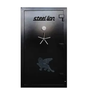 Large gun cabinet Steel Lion 6 mm steel high security fireproof gun safe wholesale