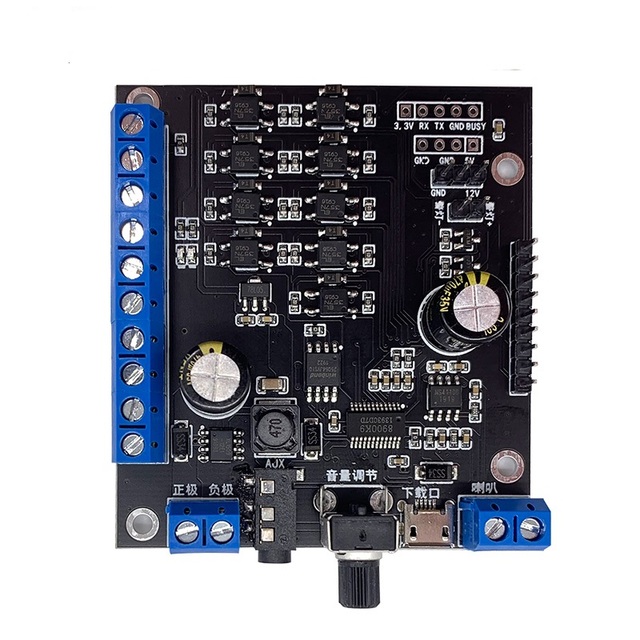 10W Mp3 Playback Module Multi-voice Channels Sound Board for Various Voice Prompt