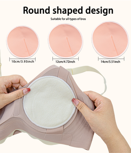 Ananbaby 2025 핫 세일 안티 오버플로 간호 패드 후 자연 유방 케어 패드 빨 대나무 섬유 + 마이크로 파이버 + 풀 출산 - Product Image 3