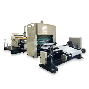 GAOKE roll to sheet waterbase glue cardboard paper opp BOPP OPP PVC film coating lamination machine (GK-FM-1300JZ)