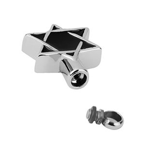 Ожерелье из нержавеющей стали с подвеской в виде звезды - Product Image 4