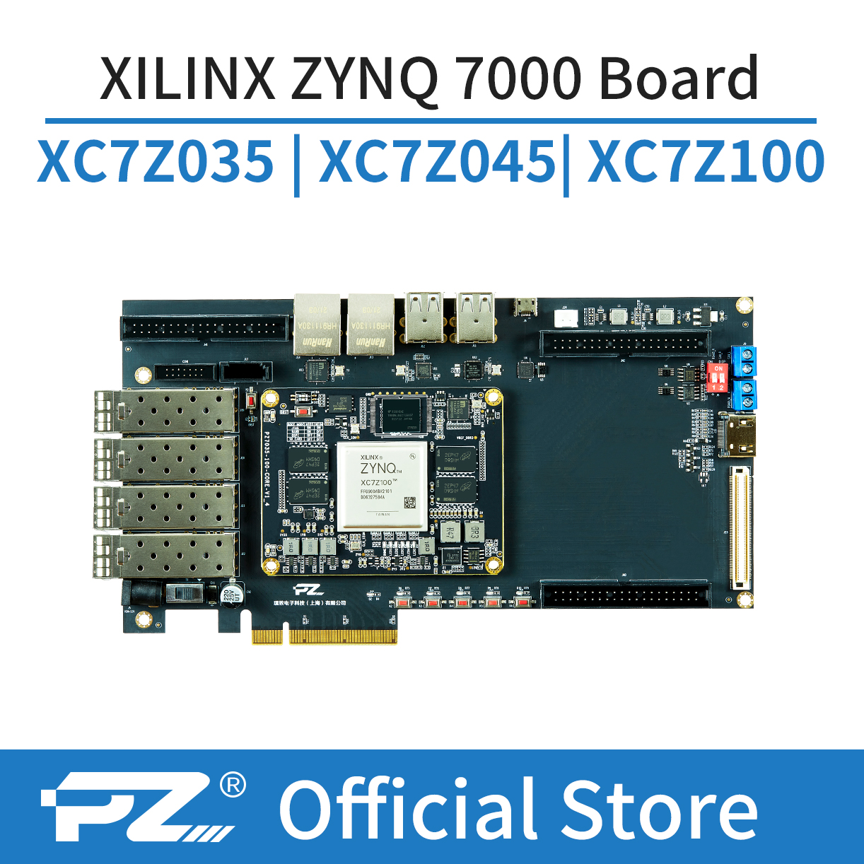 PUZHI Som 7035 (900I) - Xilinx ZYNQ 7000 FPGA Core Board