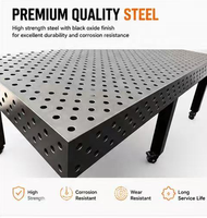 Table de soudage avec trous / Fixation modulaire pour soudage / Table de soudage industrielle / Table de soudage à gabarit / Banc de travail de soudage
