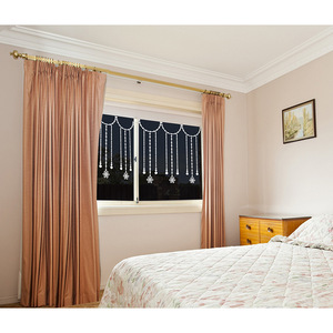 Autocollant de fenêtre à fleurs de noël, 35x50cm, en PVC, imperméable, décoration de vacances, pour salon, chambre à coucher, magasin, mur en verre, DLX1005 - Product Image 4