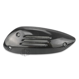 Otorcycle Real Arbon xhaust PE IPE sunsulation Csobre eat hiele rotrotector ccccessories <span class=keywords><strong>para</strong></span> VSSP200 250 300 - Product Image 4