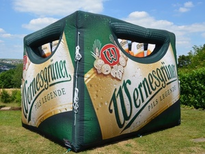 Bar gonflable portable/comptoir d'exposition avec lumière soufflante et logo comptoir de service gonflable comptoir de bar à boissons led - Product Image 6