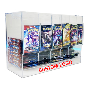 Acrylic <span class=keywords><strong>3</strong></span> Slot <span class=keywords><strong>Booster</strong></span> <span class=keywords><strong>Pack</strong></span> Dispenser <span class=keywords><strong>Pokemon</strong></span> <span class=keywords><strong>Booster</strong></span> Packs Présentoir compatible avec <span class=keywords><strong>Pokemon</strong></span> / MTG / Yugioh pour Collector's - Product Image 6