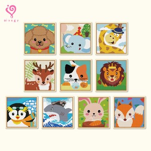 Kit de peinture diamant 5D à motif animal irrégulier, pour la décoration murale de la maison, peintures diamant faites à la main pour la maison - Product Image 1