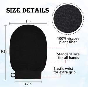 Gommage corporel en viscose du Maroc paquet personnalisé gant Kessa gant exfoliant pour le bain gants exfoliants - Product Image 4