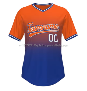 Camisetas personalizadas con botones manga corta deportes uniforme camiseta de béisbol para fans del club Softball cosido/camiseta impresa - Product Image 4