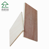 Harga Lembaran Kayu Lapis Produksi Berkualitas Tinggi E0/E1 3/4 4x8' 1.5 Inch Kayu Walnut Centring Larch Eucalyptus Maple