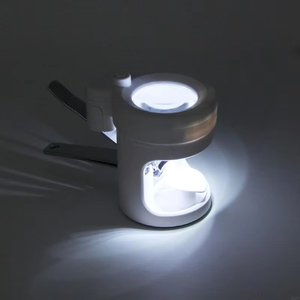 เครื่องตัดเล็บแบบพกพาพร้อมแว่นขยายในตัวและไฟ LED เพิ่มความสว่างในการมองเห็น - Product Image 4