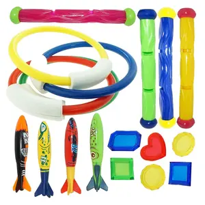 Nuovo arrivo 17 PCS Diving Pool Toys Jumbo Set nuoto subacqueo Diving Holiday Toys Bundle Gift Toys giochi in piscina