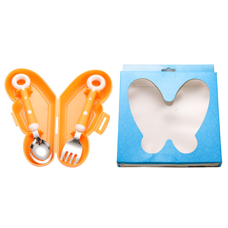 Yellow donut set-butterfly box