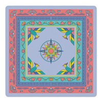 Tapis de Mahjong Istanbul Reverie, pliable, antidérapant, réduction du bruit, tapis de jeu de Mahjong américain pour les tuiles de Mahjong