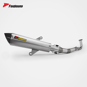 Pot d'échappement moto Forsound à prix de gros pour Yamaha NMAX155, silencieux slip-on avec <span class=keywords><strong>DB</strong></span> <span class=keywords><strong>Killer</strong></span> <span class=keywords><strong>amovible</strong></span> - Product Image 3