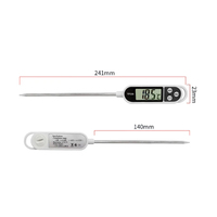 Pabrik TP300 termometer BBQ daging dapur pengukur suhu minyak pengukur makanan barbeque Digital termometer suhu makanan