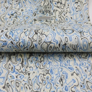 Greenland Blue and <strong>Red</strong> <strong>Burl</strong> Bird Eyes Easy Handing Engineered <strong>Wood</strong> <strong>Veneer</strong> for Hotel Furniture Villa Self-adhesive - Product Image 1