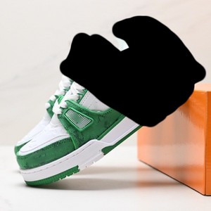 Chaussures de skate pour hommes en daim, style baskets basses, tendance rétro, épaisses, décontractées, streetwear, hip-hop, motif floral, noires - Product Image 4